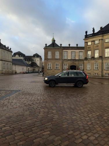 Princess Mary, Prince Frederik and their kids in their...Volvo?